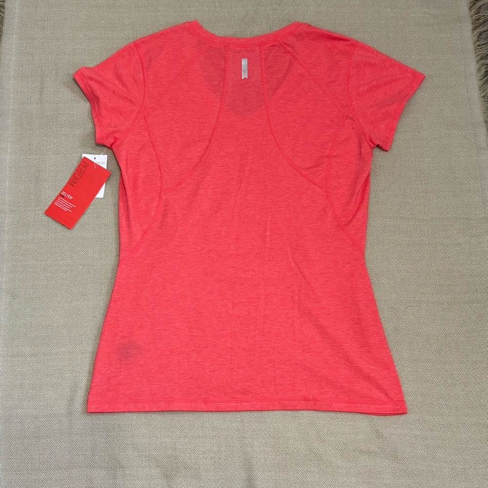 Zella Coral Short Sleeve Tee Size XL